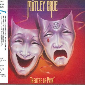 CD MOTLEY CRUE  Theatre Of Pain 18P22753 ELEKTRA 1989 Япония ObiRock Б/у