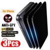 3 шт. Защитные стекла с защитой от подглядывания для iPhone 17 Pro Max 14 15 16 Plus 11 12 13 Mini 16e 17 Air XS XR Антишпионская пленка из закаленного стекла