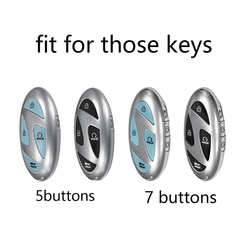 For Hyundai Tucson 2025 Santa Fe MX5 Kona StubHub 2024 Ioniq 5 6 7 2023 Grand Prix GN7 Car Key Case Holder Keychain Key Cover