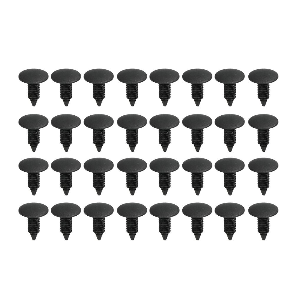 Автомобильные крепежные клипсы пластиковые Push Pin. 190 штук, 6 размеров