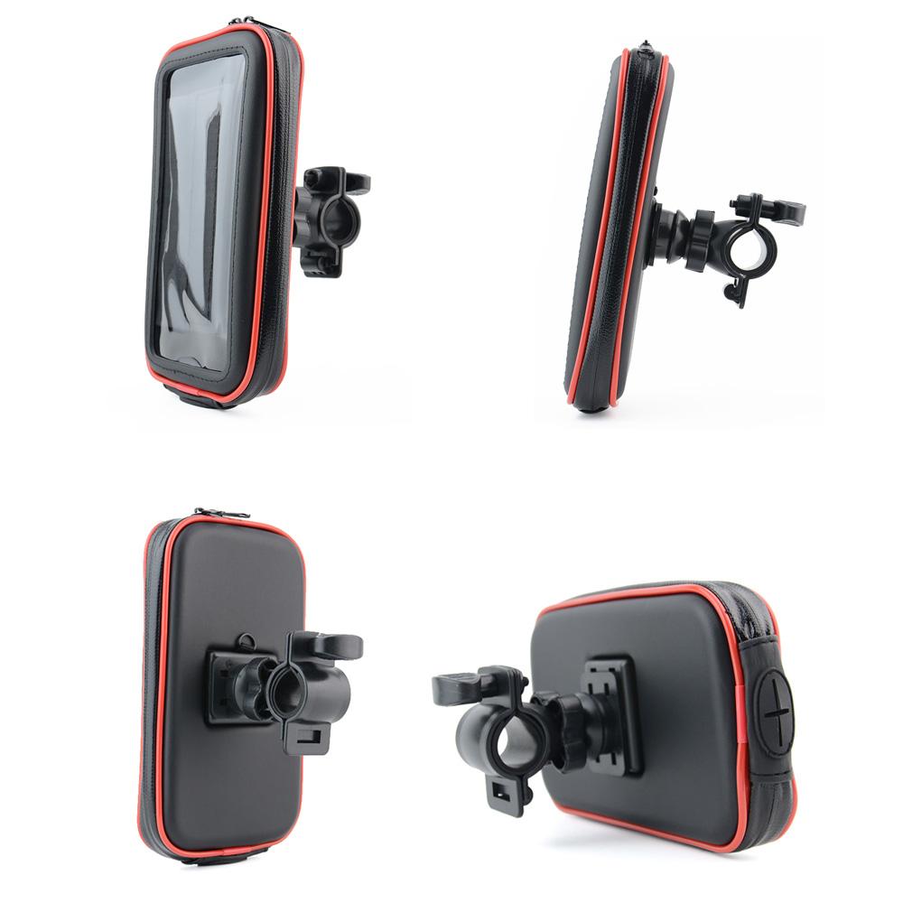Stand Bracket Bike Mount Waterproof Phone Case Cellphone Bag Bicycle Motorcycle Phone Holder