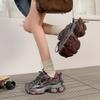 Серые кроссовки «папины» женские 2025 новые осенне-зимние популярные на платформе спортивные женские туфли с небольшой высотой подъема повседневные туфли