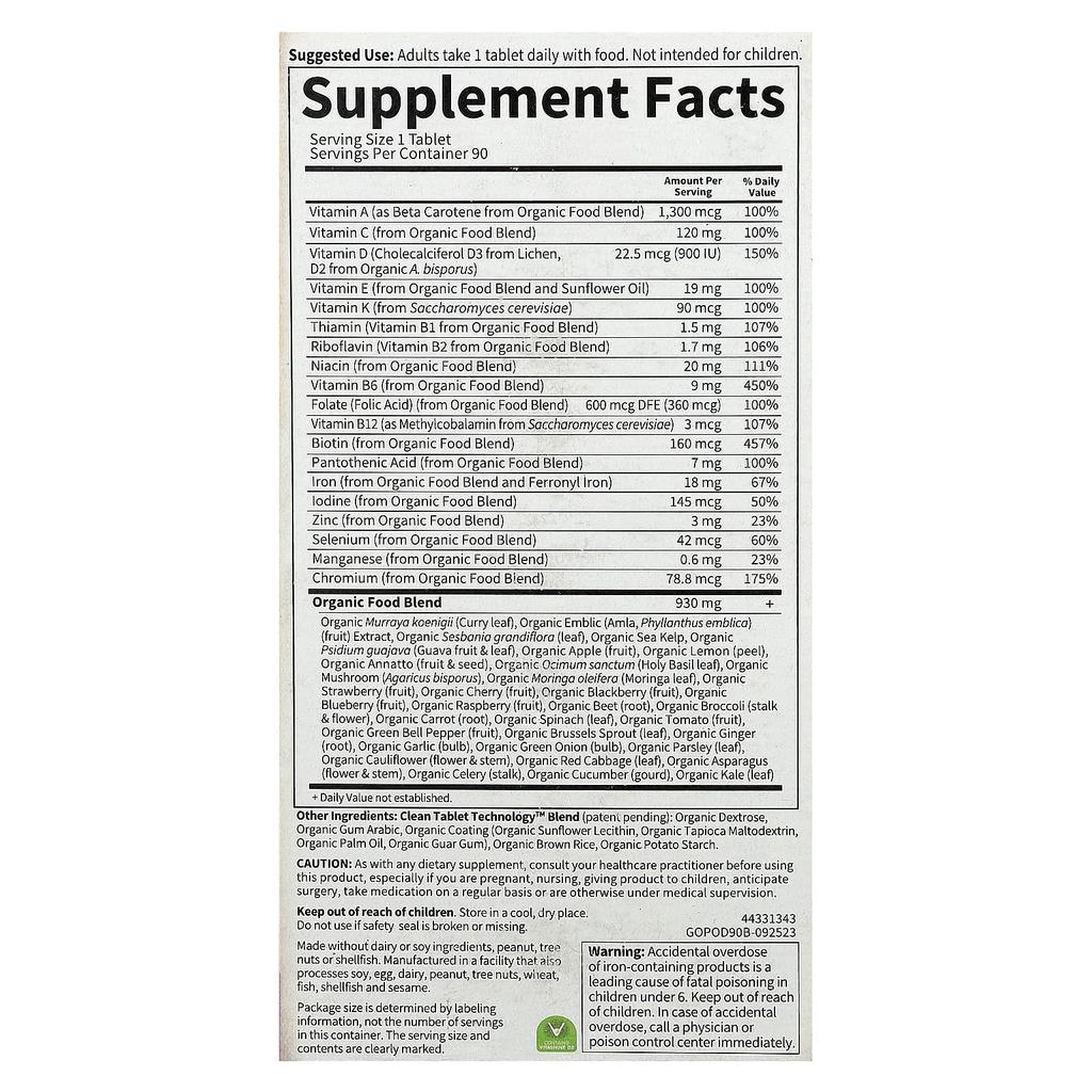 Mykind Organics, Prenatal Daily, Veggie Tablets, 90 Tablets