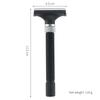 Yintal Adjustable Butterfly Open Double Edge Safety Razor Black Silver Color Matching Fashion Design Shaver