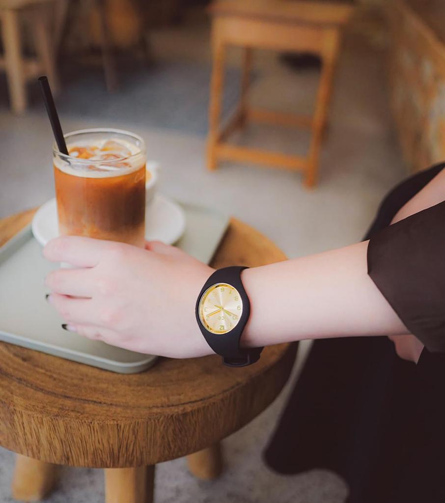 Авторизованный дистрибьютор часы Ice watch 022584 ICE glam black chic small 37mm 3 стрелки [Ice-watch] женские ЧЕРНО-БЕЛЫЕ