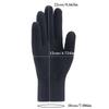 Thick Knitted Men Winter Gloves Imitation Cashmere Two Layer Touch Screen Adult Gloves Male Outdoor Mitten Thicken Gloves