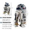2314 шт. Космический Робот Строительные Блоки Кирпичики Робот R2 R2D2 Фигурки Модель Детская Игрушка Мальчик Подарок на День Рождения Рождество