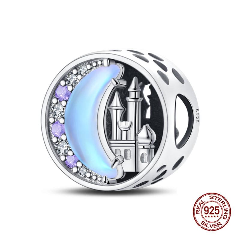 Подходит S925 оригинальный браслет с подвесками для женщин S925 стерлингового серебра изысканный зеркальный замок кулон бусины DIY ювелирные изделия подарок новый в