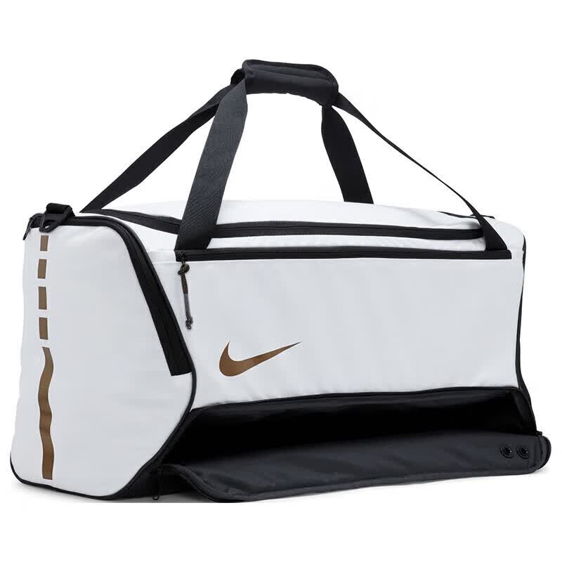 NIKE Training Bag, Crossbody Bag, Handbag, Tote Bag, Basketball Bag DX9789-100 Black-White, Average Size