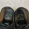 Regal Wingtip Leather Dress Shoes Black 25.5 EE(USED)