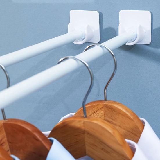 2/4/6/8/10 шт. держатель для карниза для штор без сверления настенный клей отличная липкость противоскользящий большая несущая способность ванная комната