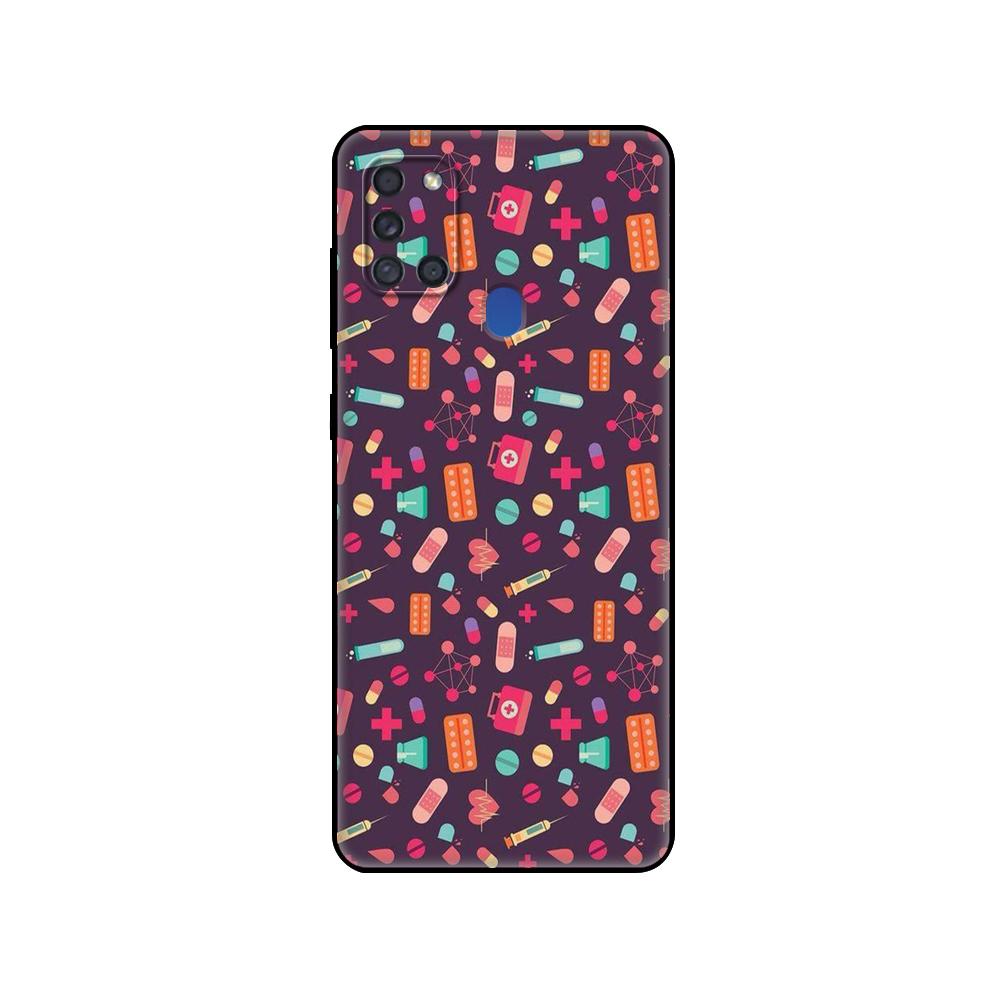 Black Tpu Case For Samsung Galaxy A50 50S A30S A10 A01 A11 A21S A31 A41 A51 A71 M21 M30S S10 LITE Nurse Medical Medicine Health