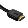 Baseus 3m HDMI 2.0 Cable - 4K 60Hz, 3D HDR, 18Gbps – Black (Model: CAKGQ-C01)