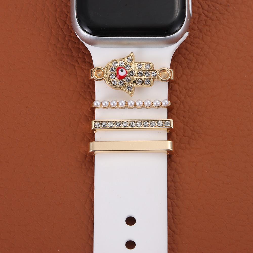 Brooch Diamond Bracelet Decorative Ring Wristbelt Charms Watch Band Ornament For Apple Watch Band