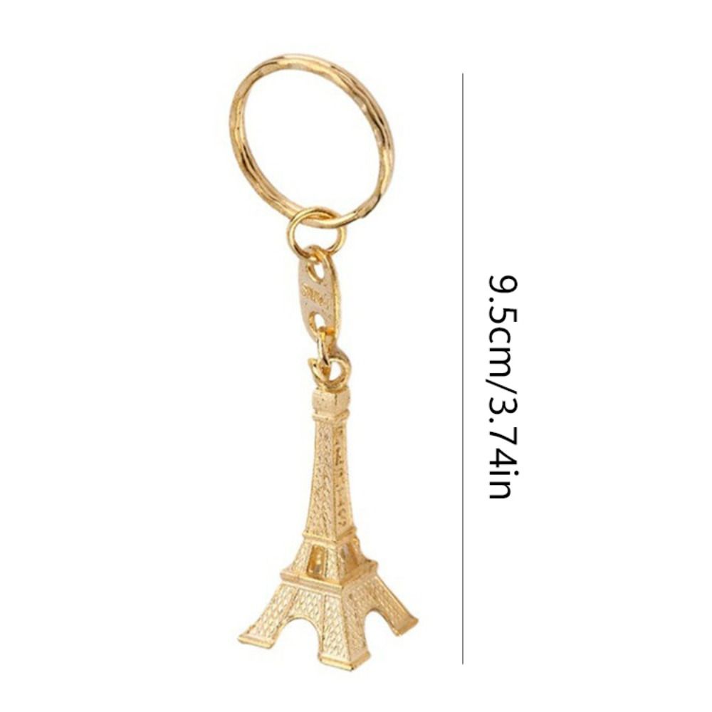 Zinc Zinc Alloy France Tower Keychain Vintage Paris Keyring Creative Eiffel Tower Bag Pendant Bag Hanging
