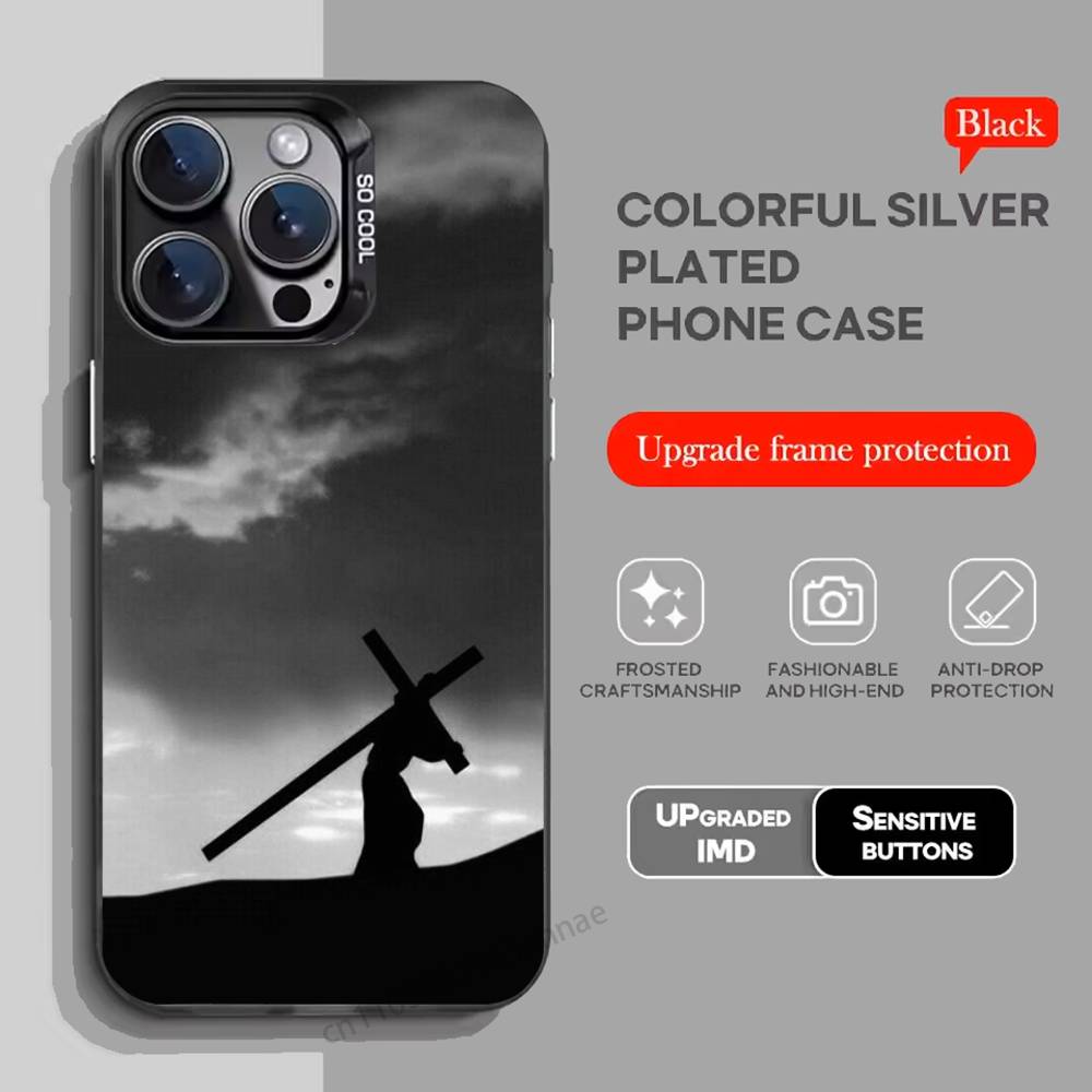 Чехол для телефона Библия Иисус Христианский Крест для iPhone 15 16 Pro Max Air SE 11 13 Pro 14 Plus 12 11Pro 15Pro Max 16e Чехол