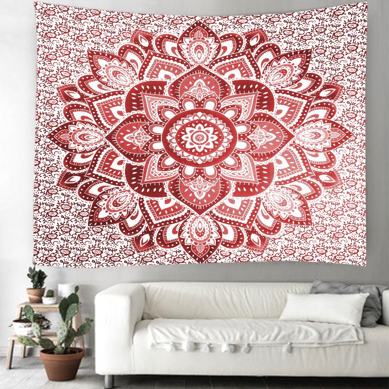 Indian Mandala Boho Wall Hanging Sandy Rug Camping Tent Travel Mattress Bohemian Sleeping Pad Tapestries