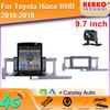 9,7-дюймовый вертикальный экран Tesla Android автомобильное радио для Toyota Hiace RHD 2010-2018 мультимедийный плеер Carplay GPS навигация 2din