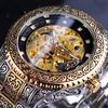 European and American Style Men's Fashionable and Casual Hollow Retro Carved Automatic Mechanical Watch