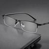 3Pcs Men'S Business Reading Glasses Metal Half-Frame Men Women Fashion Presbyopic Eyeglasses Hyperopia Anti Blue Light Eyewear