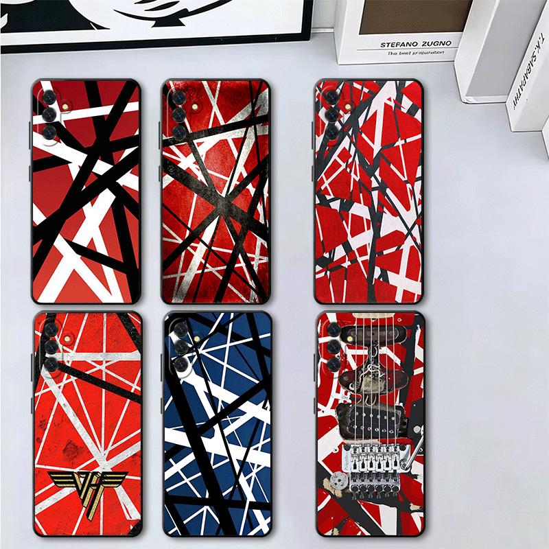 Eddie Van Halen Graphic Guitar Soft Phone Case for Samsung A17 A37 A57 A16 A26 A36 A56 A15 A25 A35 A55 A14 A24 A34 A54 A13 A23 A