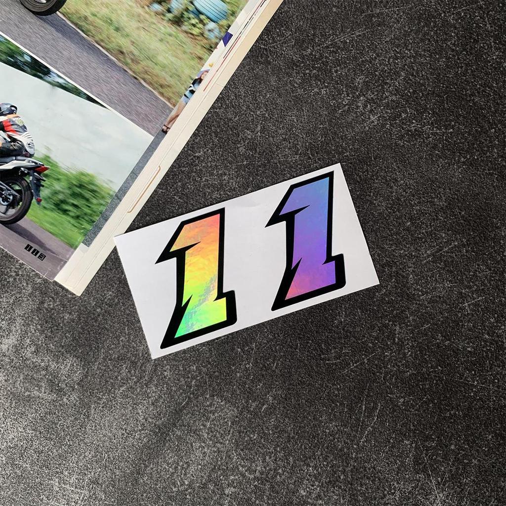 Белые светоотражающие наклейки JDM для автомобиля, водонепроницаемые декоративные чехлы для мотоциклов