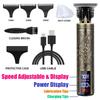 Xiaomi Cordless Mens Hair Trimmer Hair Clippers For Men Professional Beard Trimmer Kits Electric Shavers Hair Cutting Machine Barber