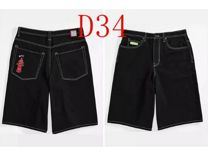 Мужские шорты Polar Big Boy с широкими штанинами в стиле хип-хоп из денима — модные и повседневные