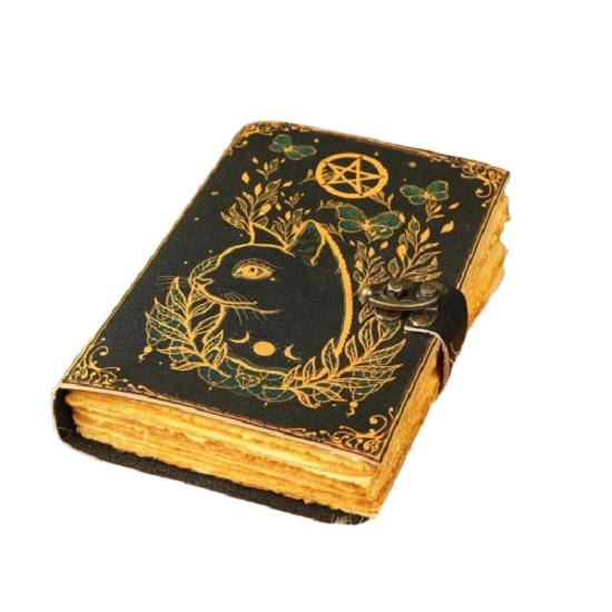 Кожаный дневник Древо жизни, Книга теней, блокнот с заклинаниями, кожаный гримуар