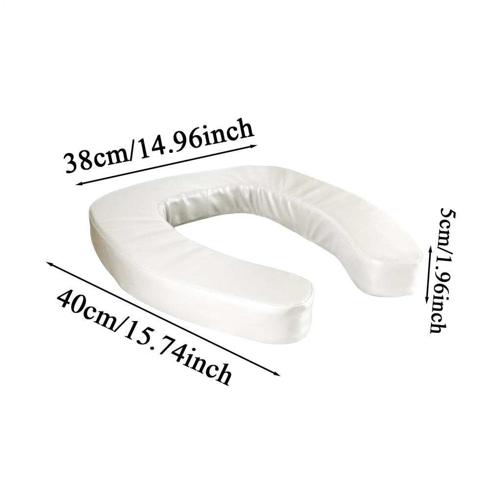 Toilet Seat Riser Ergonomic Portable Assistance Non-slip Padded Seat Toilet Lift Assist for Elderly Disabled Pregnant Home