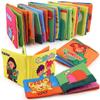 Soft Book Nontoxic Fabric Baby Cloth Books Early Education Toys 8 Page