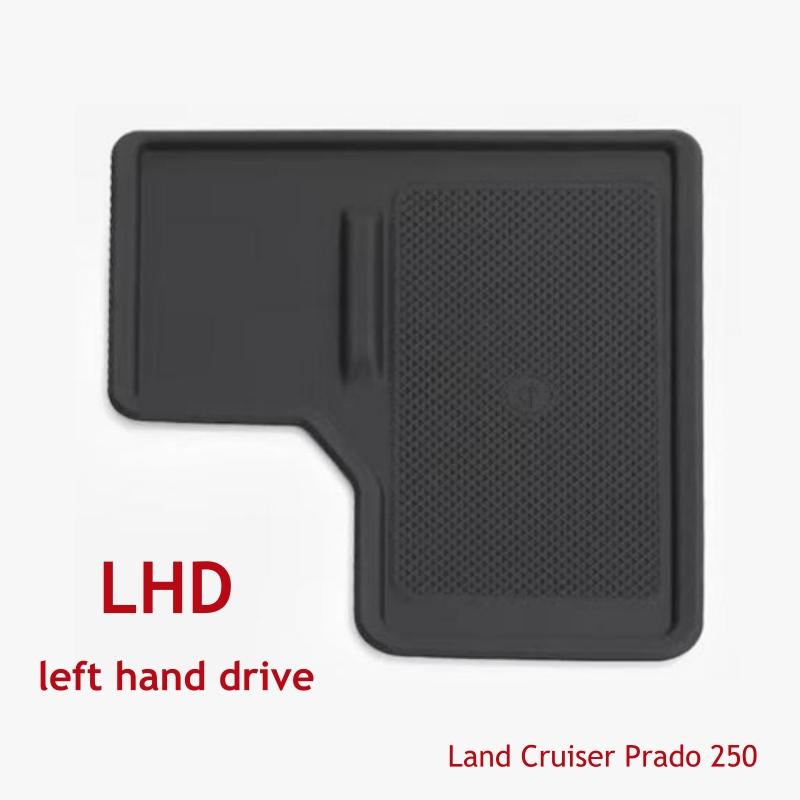 Для Land Cruiser Prado 250 LC250 J250 2025 Беспроводная зарядка Силиконовая защитная накладка Ящик для хранения Аксессуары для интерьера