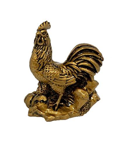 Zodiac Rooster Figurine Bird Ornament Lucky Charm Feng Shui Chicken