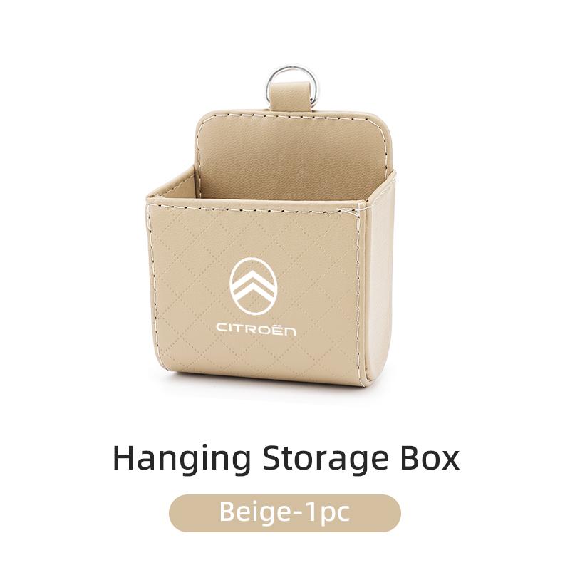 Car Air Vent Storage Box Rhombus Pattern For Citroen C4 C3 C5 C1 C2 Celysee Berlingo Cactus Picasso Aircross Saxo Grand