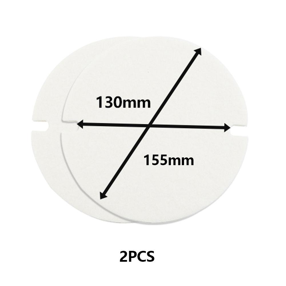 Стеклокерамическая бумага Уплотнение дверцы печи Уплотнение для заслонок дымохода 1200°C 125/155MM 2/4шт 2мм Материал прокладки дымохода