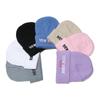 New York Letter Embroidered Knit Hat Versatile Beanie Wool Hat Outdoor Cycling Pullover Hat