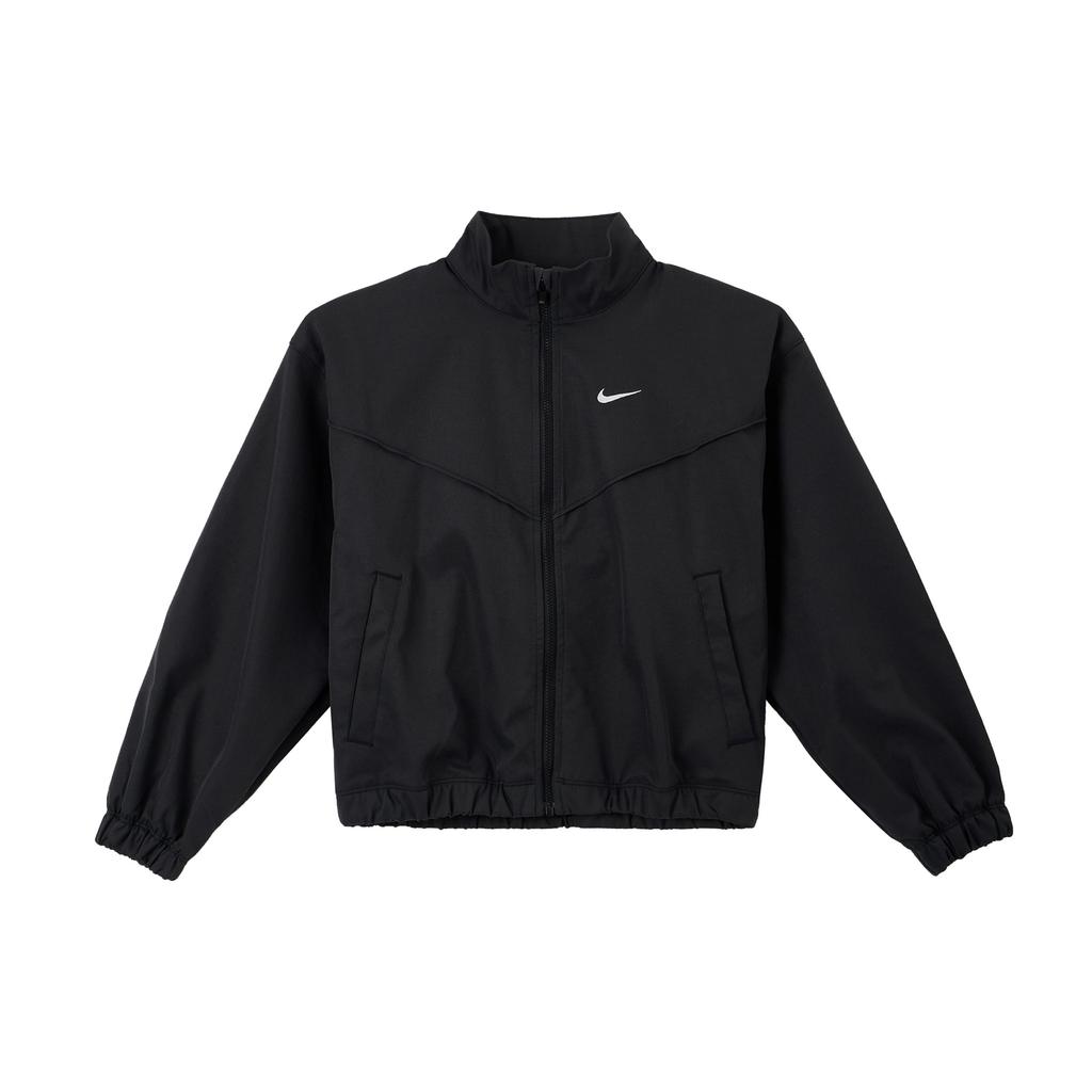 Nike Удобная Мягкая Однотонная Куртка Женские Куртки Черный FZ5557-010