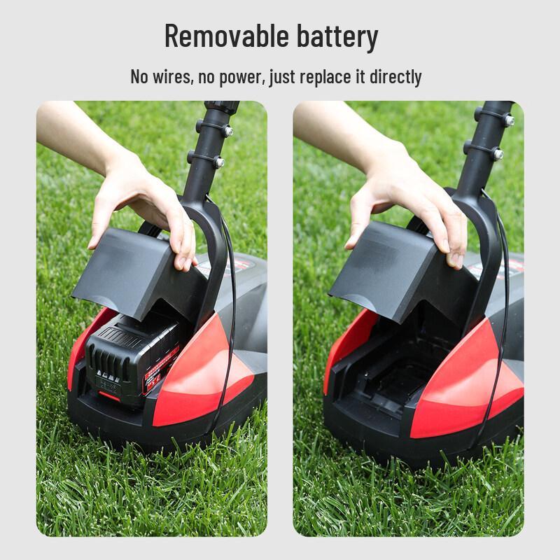 Self-Propelled Cordless Electric Lawn Mower CN plug (adapter included)