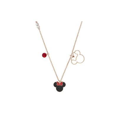 Ожерелье Disney Minnie с покрытием из розового золота Женское ожерелье 5429090