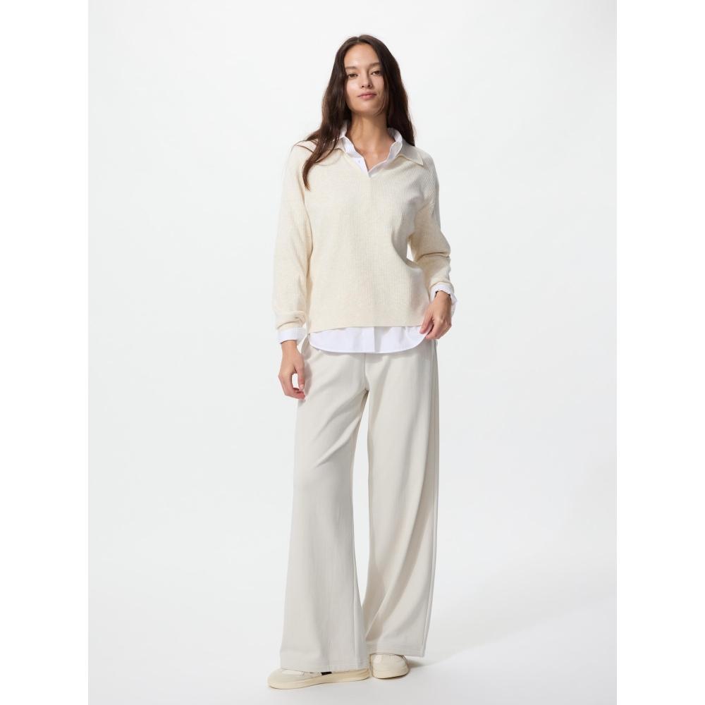 Uniqlo Теплые флисовые прямые брюки  Длина штанины от 72,5 до 75,5 см  Длинная длина