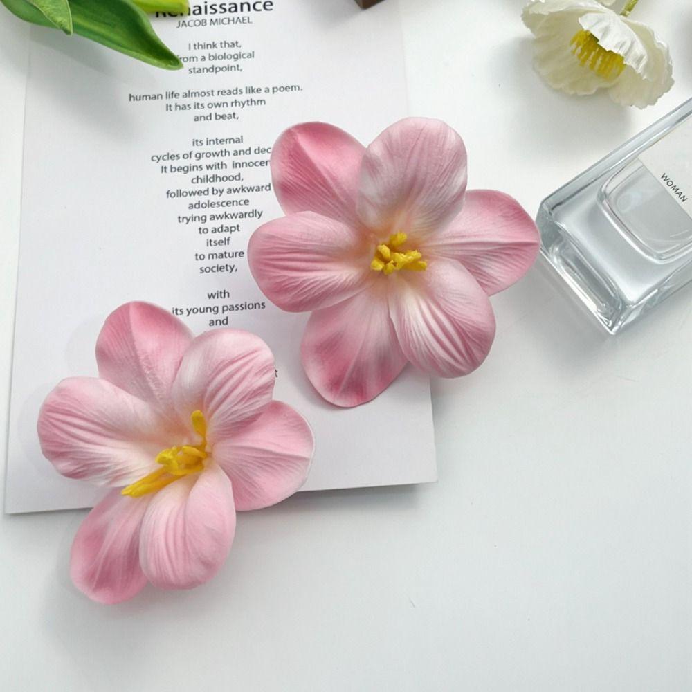 Korean Style Simulation Flower Hair Clip Bohemian Style Tulip Flower Hairpin Elegant Holiday