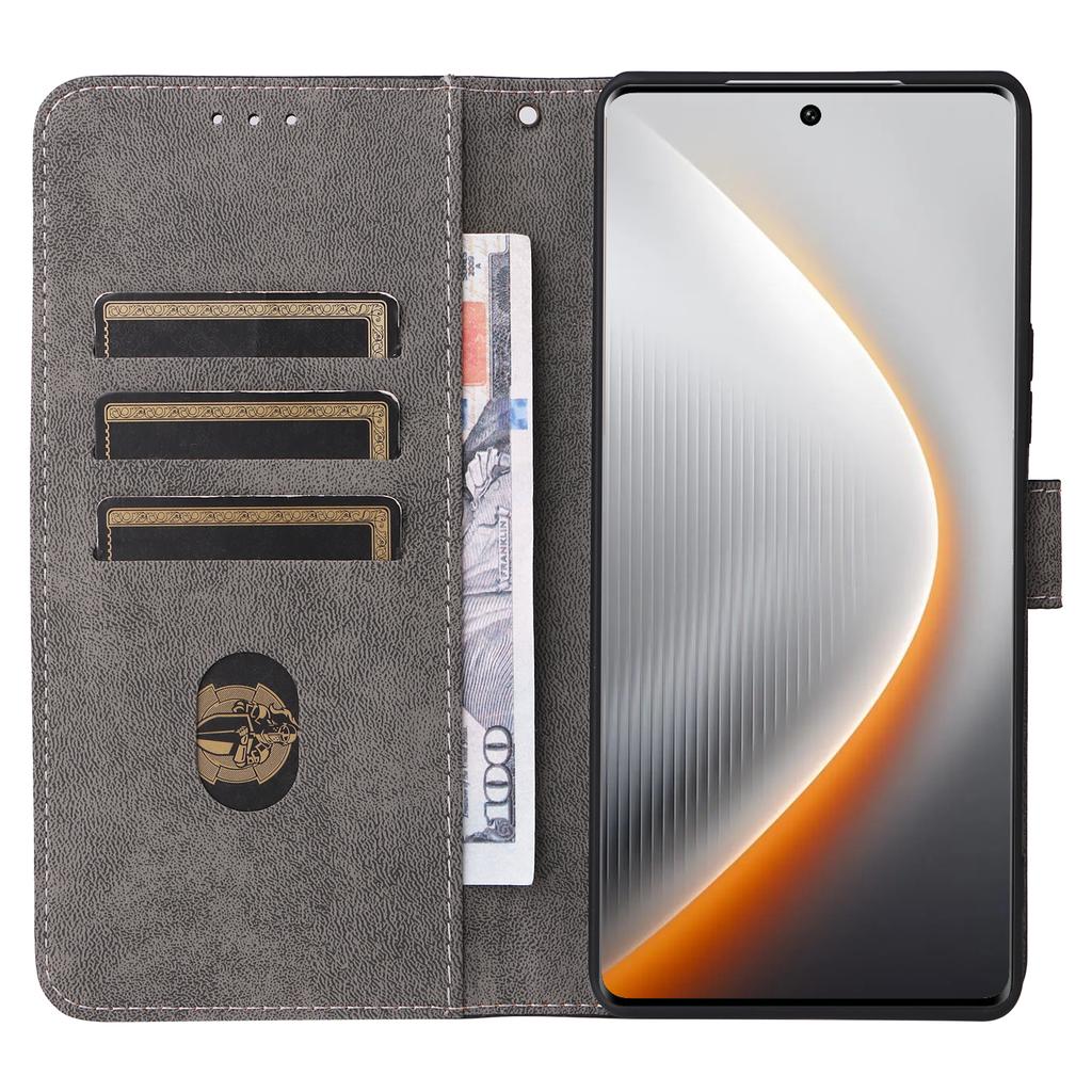 For TECNO Pova Curve 5G LJ8k Case Wallet RFID Blocking PU Leather Phone Cover Stand with Strap