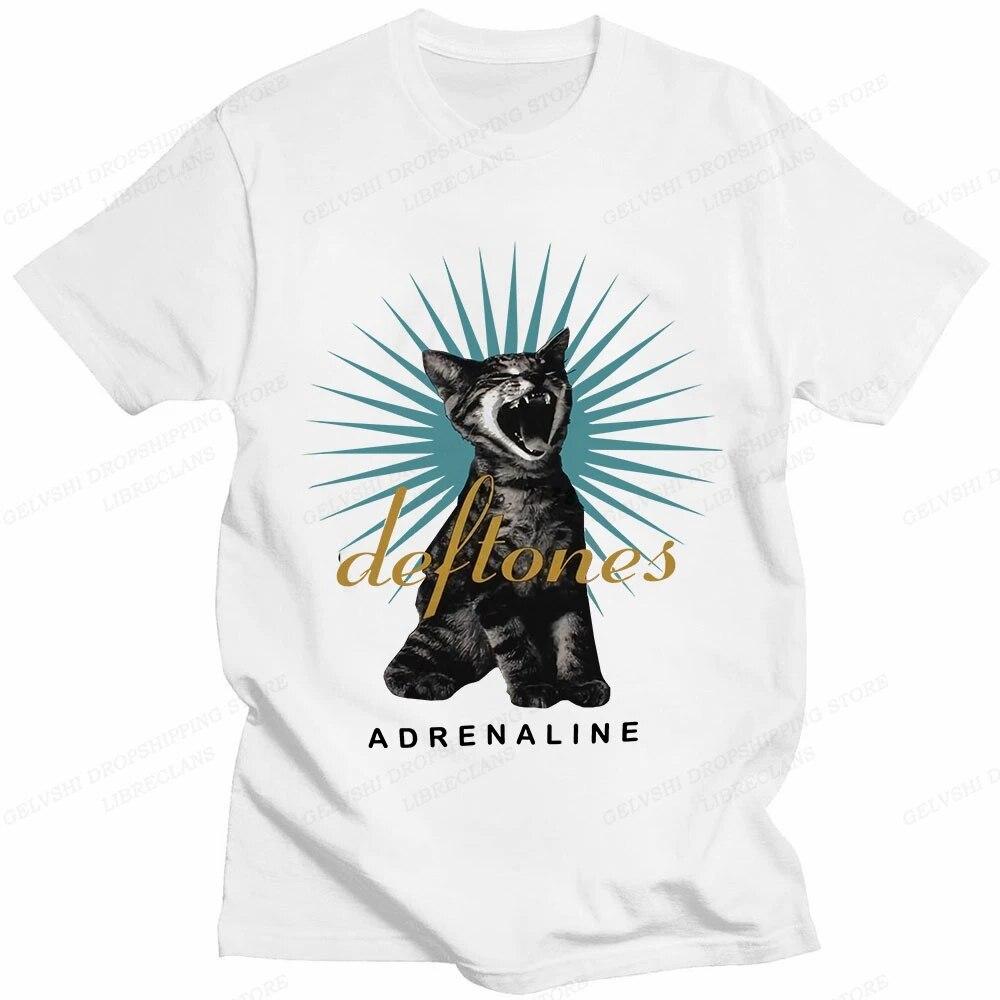 Rock Band Deftones T Shirt Unisex Women Fashion T-shirts Cotton Tshirt Kids Hip Hop Tops Tees Boy Tees Y2k Clothes Casual Tshirt