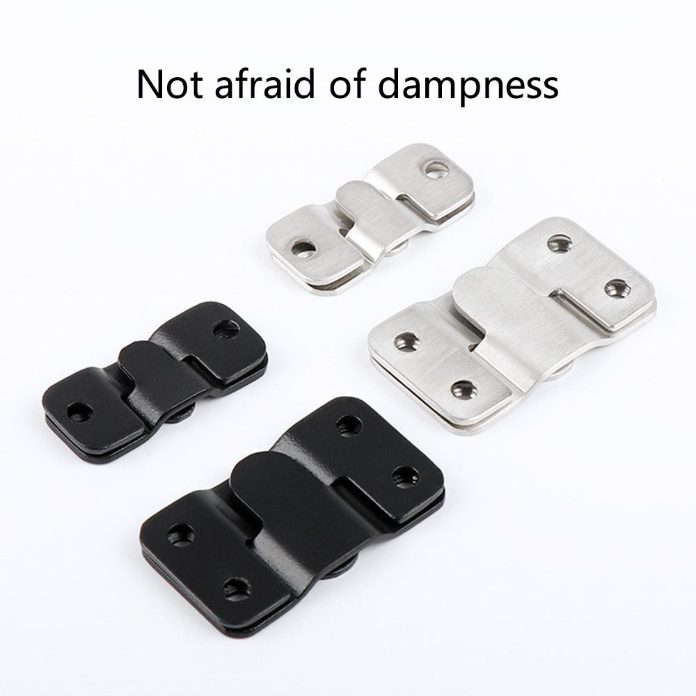 1 Pair Size L Interlocking Photo Frame Hanging Buckle Stainless Steel Furniture Connector Hanger