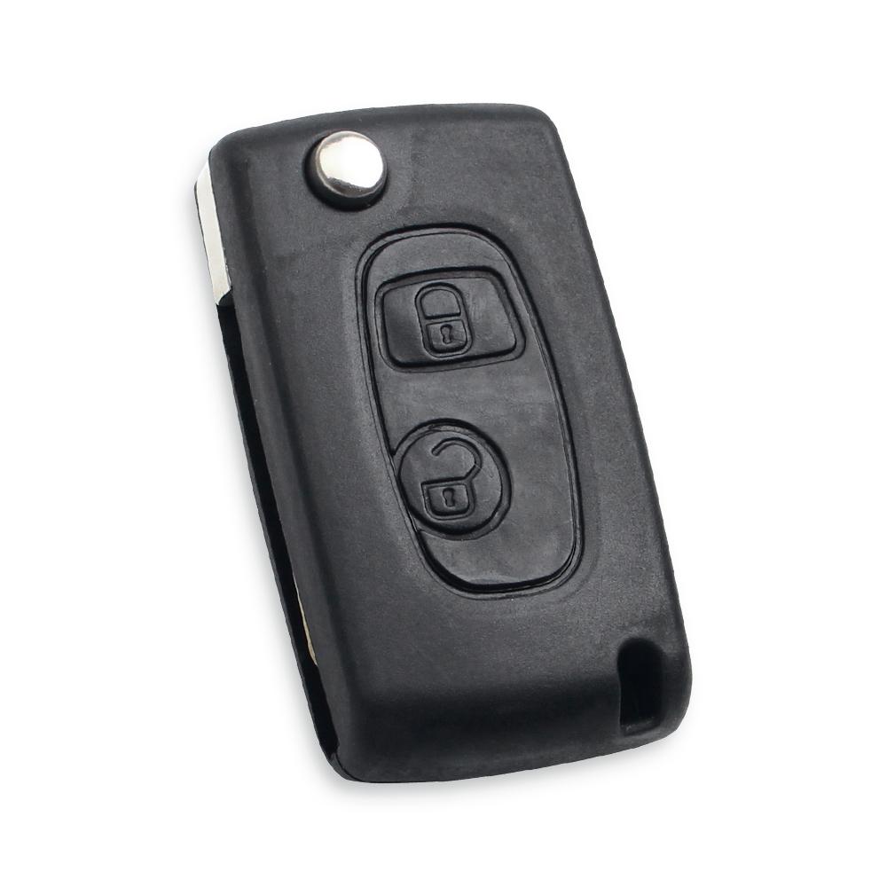 Для Peugeot 206 306 307 107 207 407 Для Citroen C1 C2 C3 Saxo Berlingo Xsara Picasso Модифицированный складной корпус для ключа с пультом