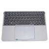   Keyboard with Touchpad Multifunctional Quiet Typing Rechargeable Foldable 64 Key Keyboard for Laptop Tablet