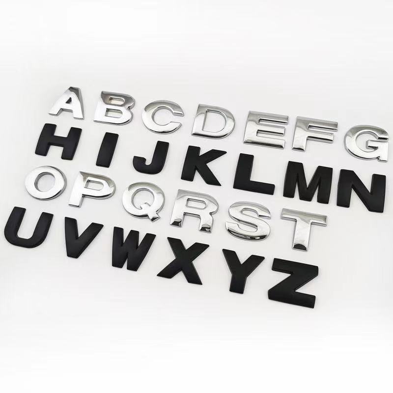 1 шт. 3D Металл 45 мм 25 мм DIY Буквы Алфавит Эмблема Цифры Хромированная Наклейка Цифровой Значок Аксессуары Мотоцикл