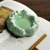 Ceramic Pen Rest Holder Ink Brush Painting Tool Creative Mountain Shaped Inkstone  Calligraphy