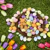 100 шт./набор Craft Happy Easter Decorations DIY Eggs For Easter Party Eggs Happy Easter Easter Eggs
