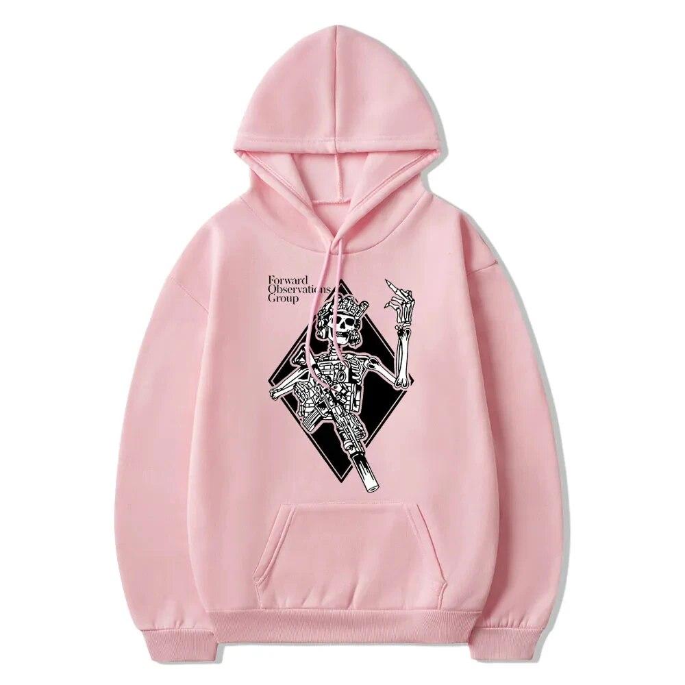 Осенне-зимняя толстовка унисекс с капюшоном Forward Observations Group пуловер с принтом черепа, женские толстовки, уличная одежда унисекс, одежда y2k